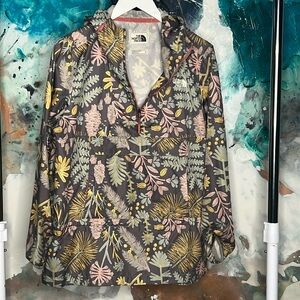 North Face game day wind jacket. You can roll it I to a hand bag.